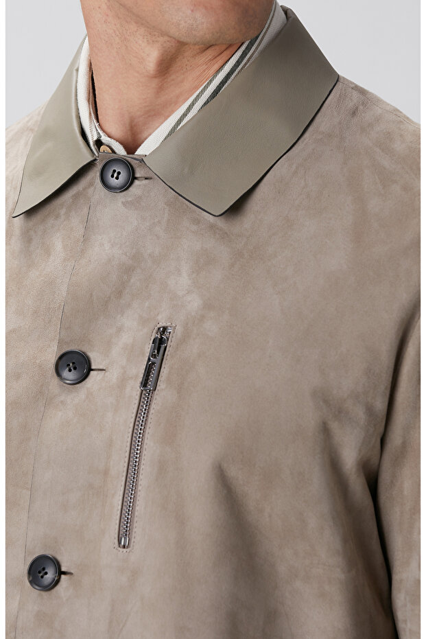 Vizon Süet Pardösü - 6