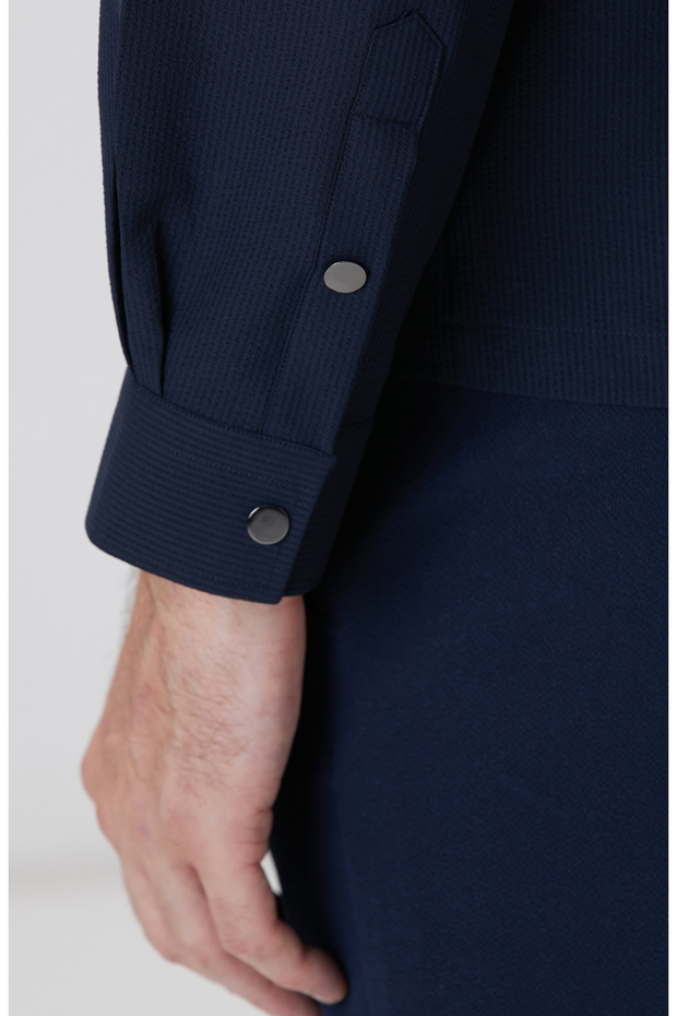 Lacivert Dış Gömlek - 7