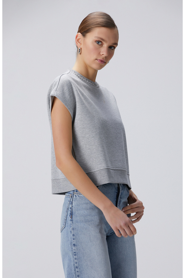 Gri Melanj SweaTshirt - 4