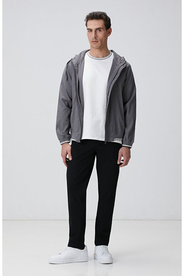 Siyah N-Tech Casual Pantolon - 1