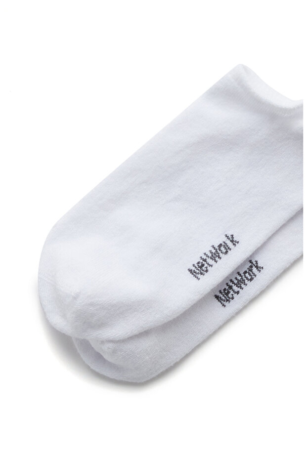 Lacivert Beyaz 2li Erkek Bambu Çorap Seti - 3
