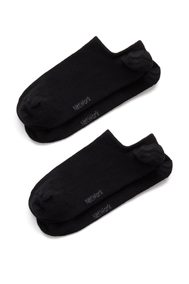 Siyah 2li Erkek Bambu Çorap Seti - 1