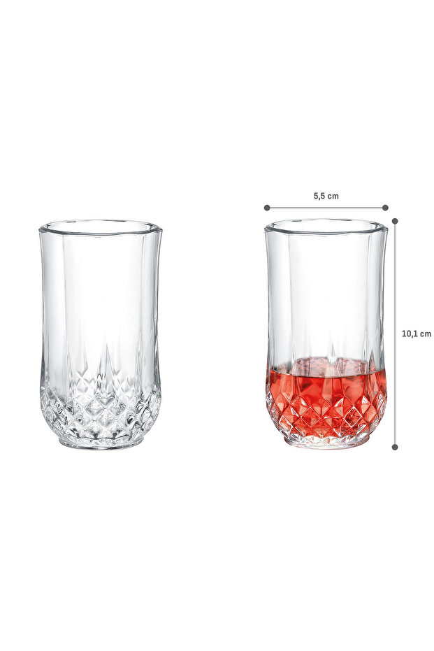 Audrey Set mit 4 hochgroßen Likörgläsern, 140 ml - 3
