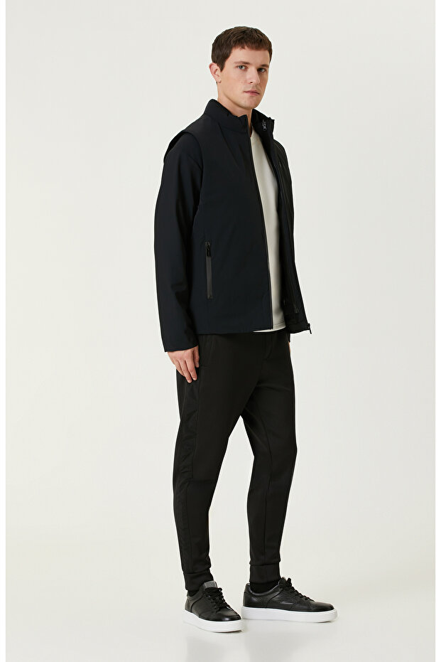 Siyah Yelek Olabilen Mont - 3