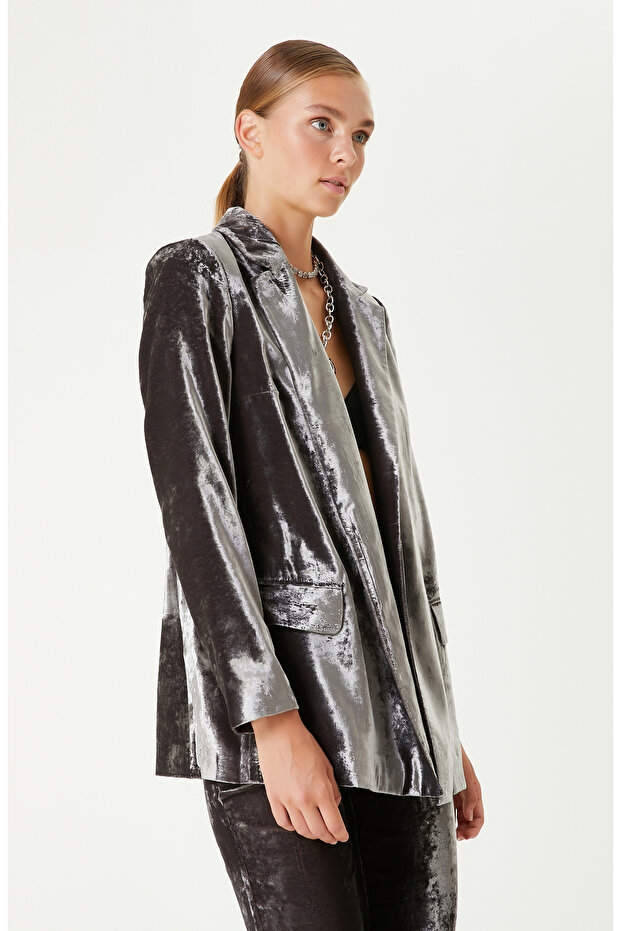 Nefti Kadife Ceket - 4