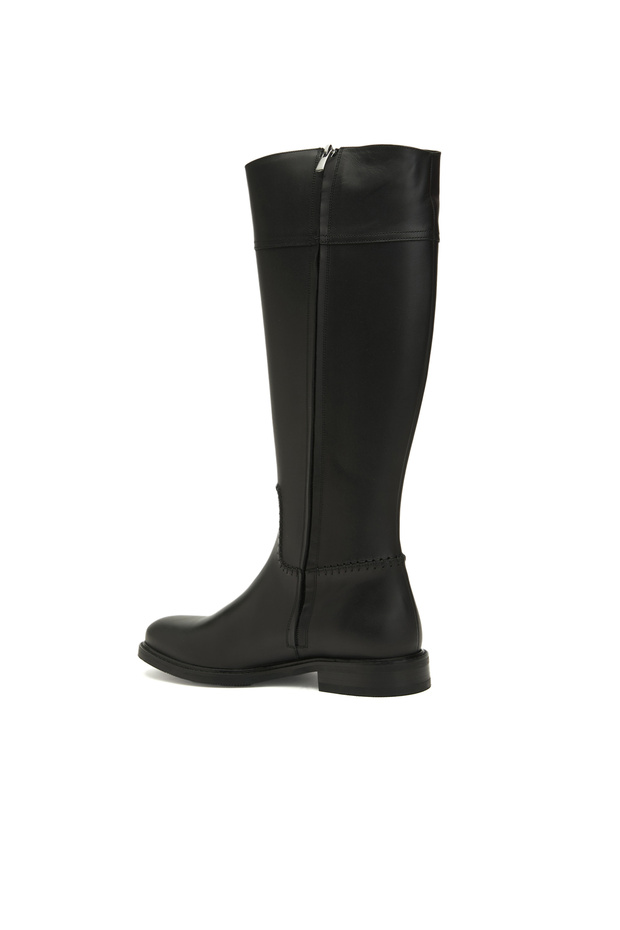 Siyah Kadın Deri Çizme - 3