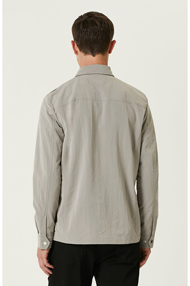 Gri Dış Gömlek - 5