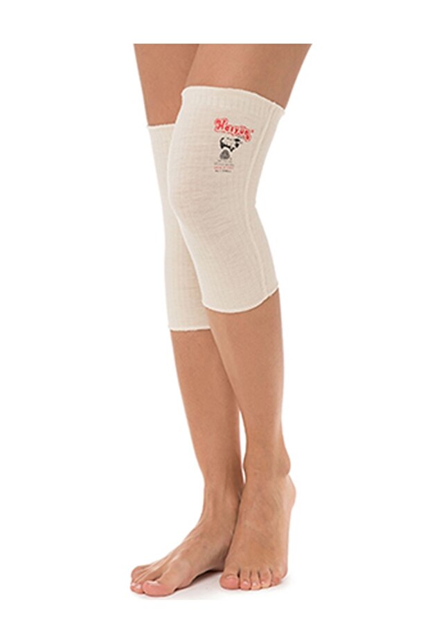 Super Thin 100% Wool Knee Pads 1 Pair - Warm Non-Slip Fine Texture Hasyün Knee Pads