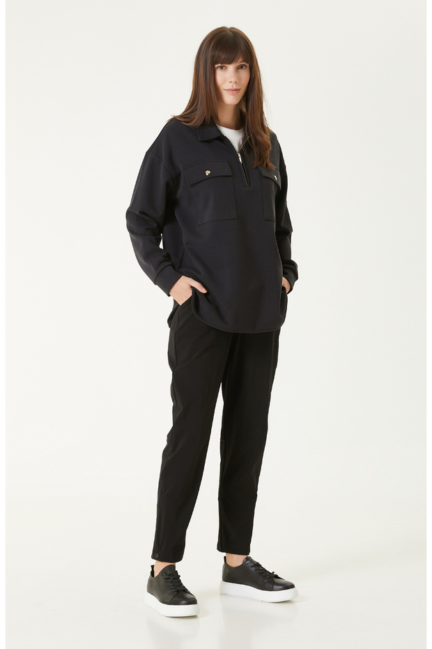 Siyah N-Tech Eşofman Altı - 1