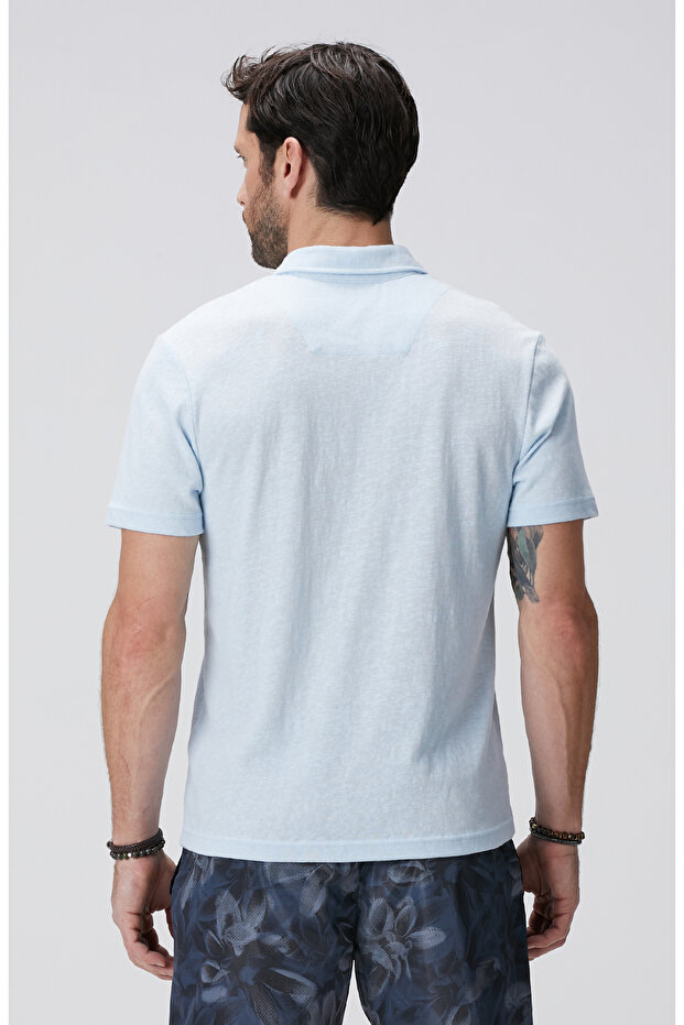 Açık Mavi T-shirt - 5