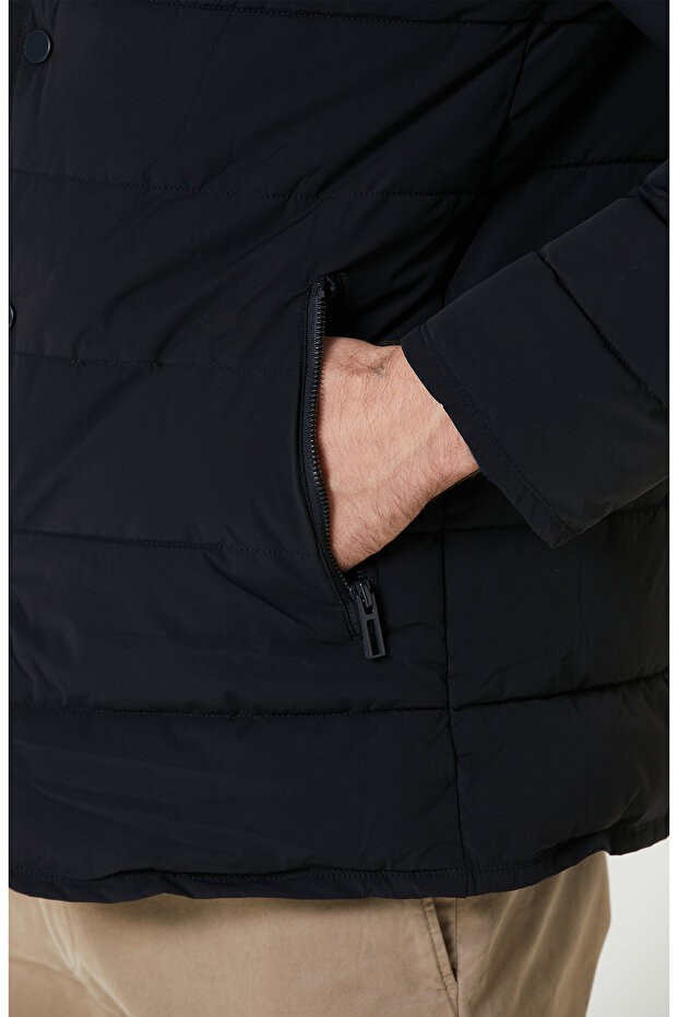 Lacivert Coat Ceket - 7