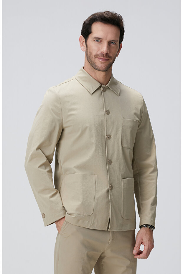 N-Tech Bej  Ceket - 4