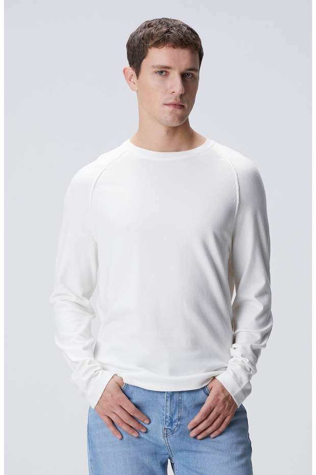 Kırık Beyaz Kazak - 1