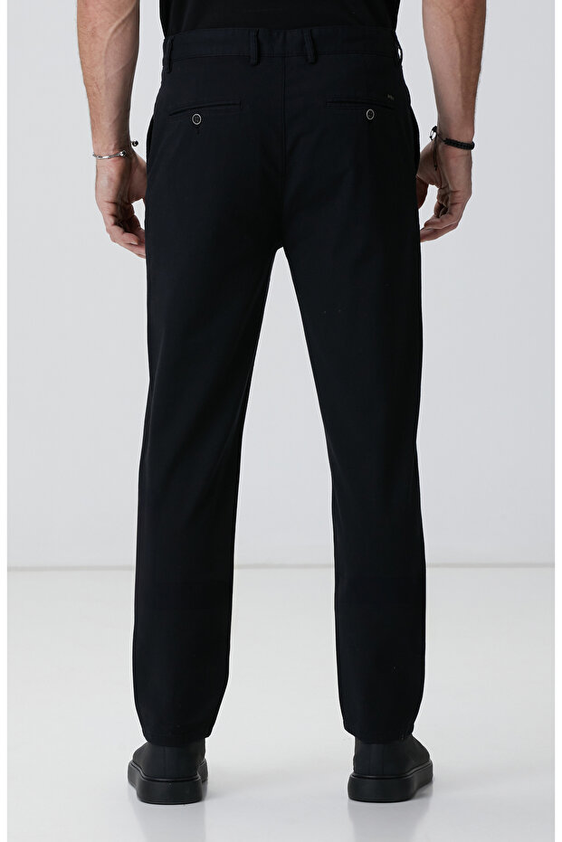 Siyah Chino Pantolon - 3