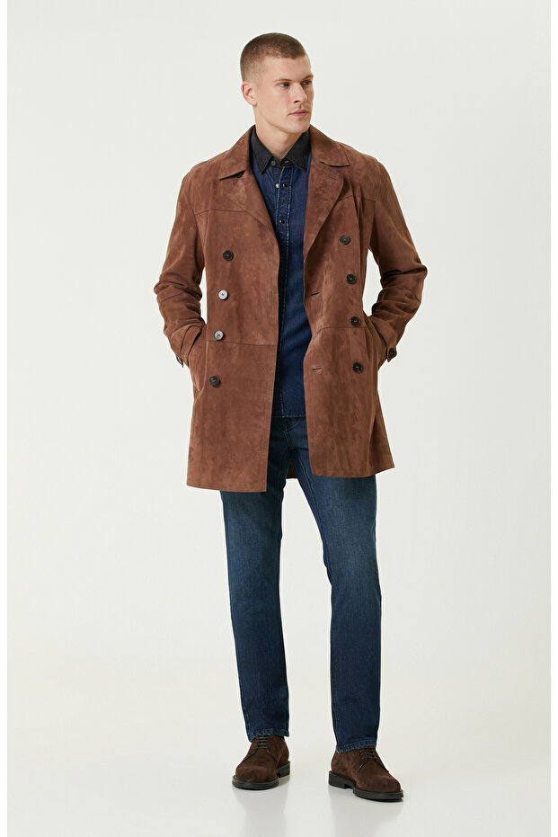 İndigo Denim Gömlek - 4