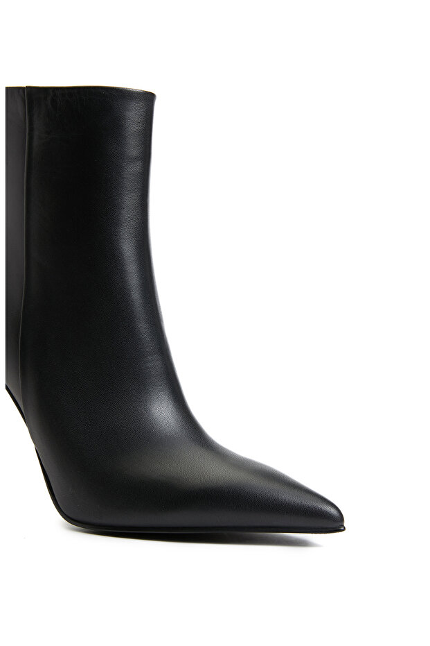 Siyah Kadın Deri Bot - 6