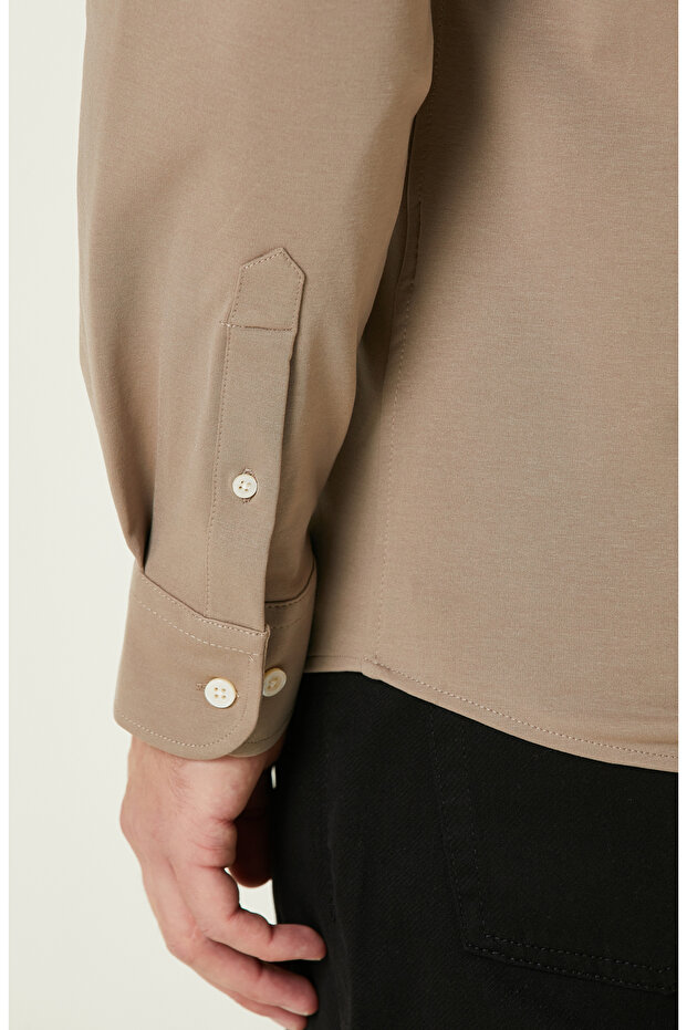 Vizon Çift Cepli Gömlek - 7
