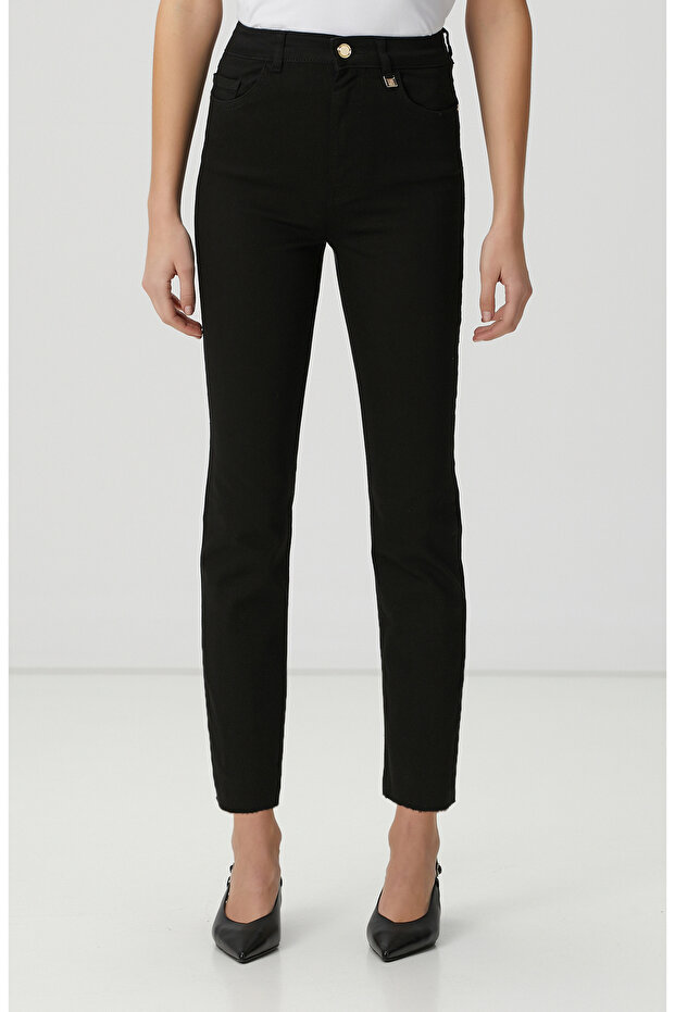 Siyah Denim Pantolon - 3