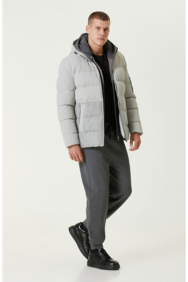 Gri Melanj Eşofman Altı - 1