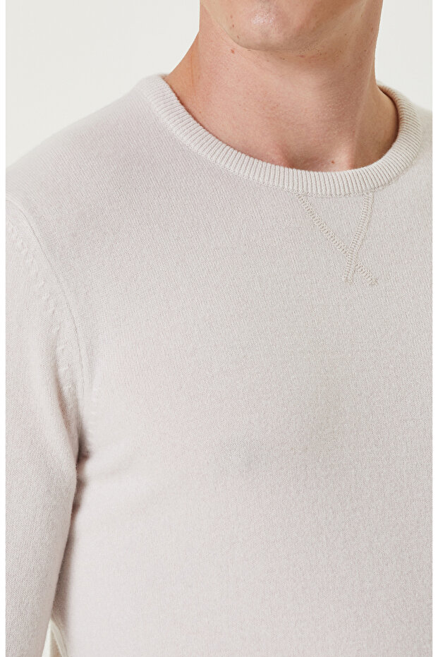 Taş Limited Kaşmir Karışımlı Triko Kazak - 6