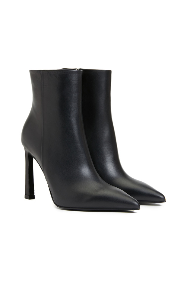 Siyah Kadın Deri Bot - 1