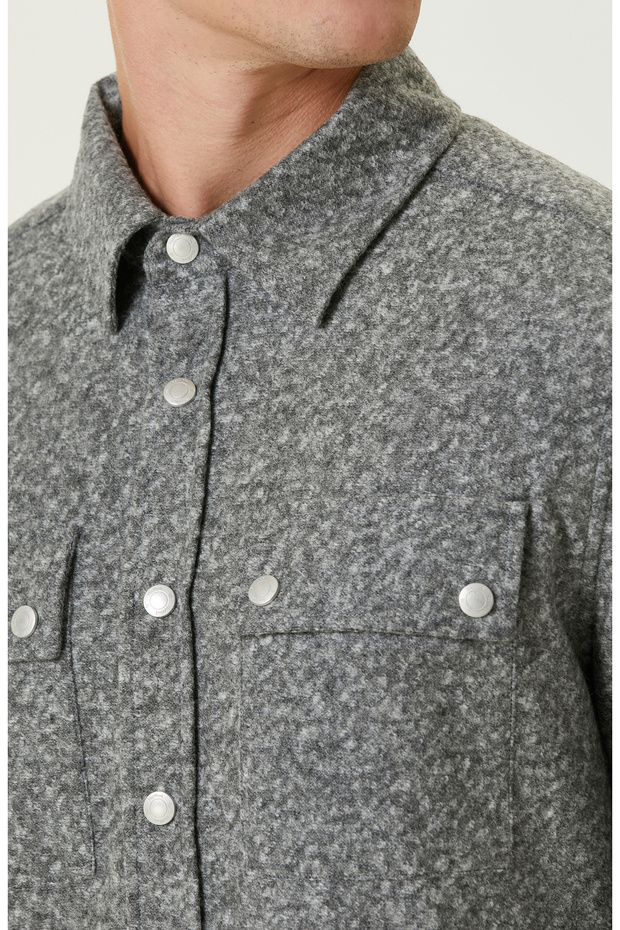 Gri Dış Gömlek - 6