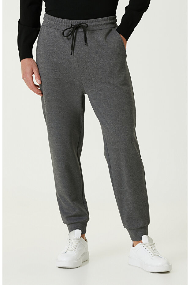 Gri Melanj Eşofman Altı - 2