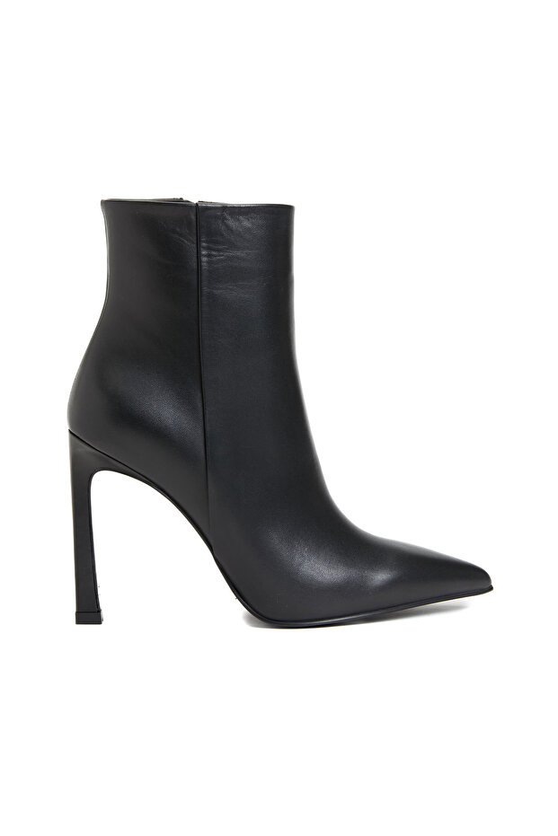 Siyah Kadın Deri Bot - 2