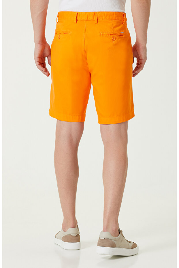 Turuncu Chino Şort - 3