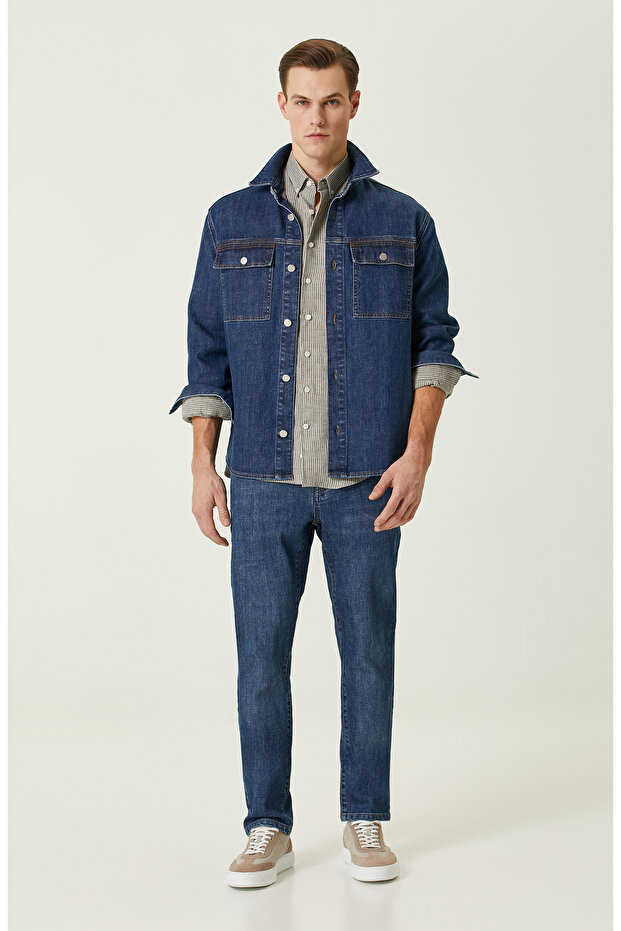 Bej Keten Gömlek - 3