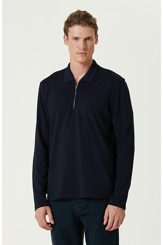 Lacivert Sweatshirt - 1