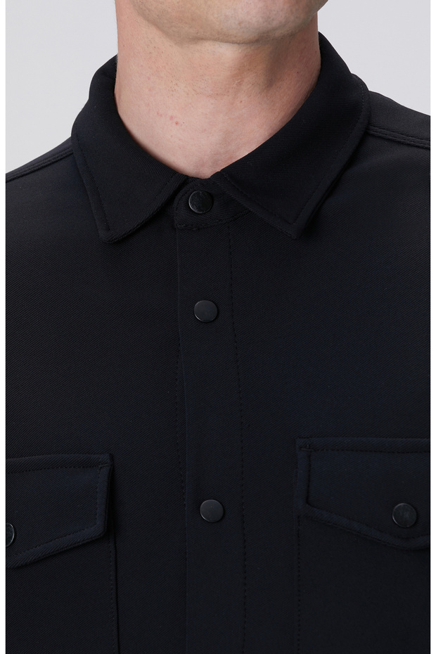 N-Tech Siyah Dış Gömlek - 6