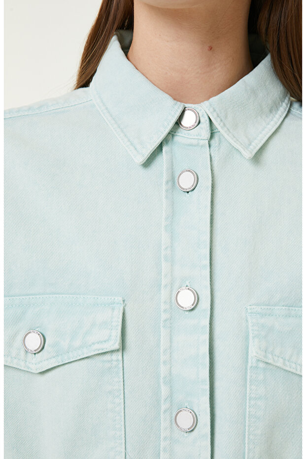 Mint Nane Denim Gömlek - 5