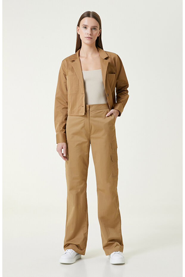 Olive Kargo Cepli Pantolon - 1