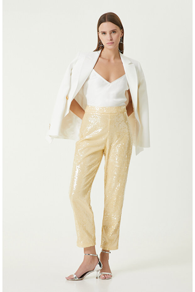 Açık Sarı Pantolon - 2