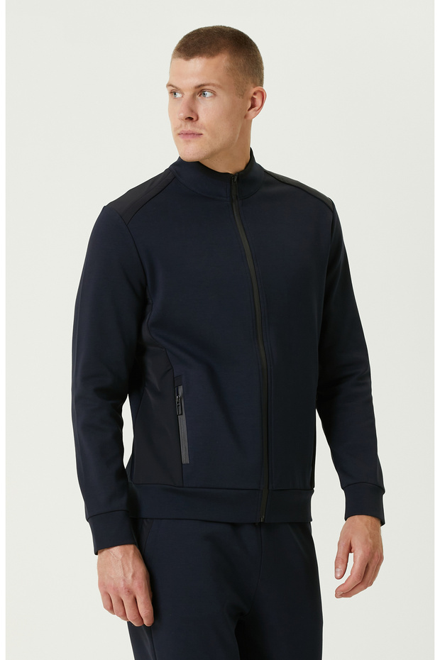Lacivert N-Tech Scuba SweaTshirt - 5
