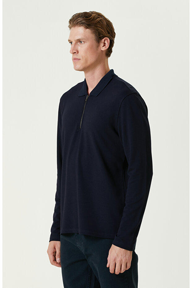 Lacivert Sweatshirt - 4