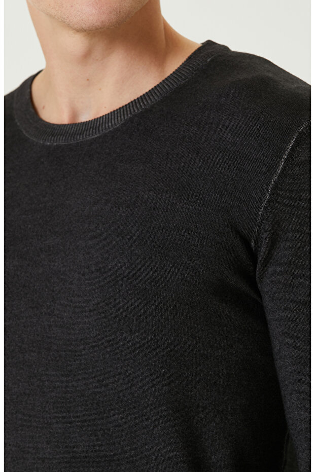 Antrasit Yün Triko Kazak - 6