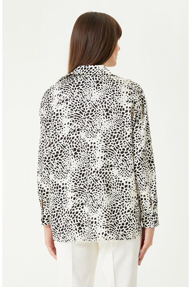 Beyaz Siyah Gömlek - 6