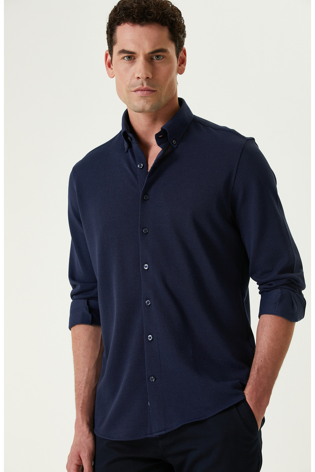 Lacivert Gömlek - 2