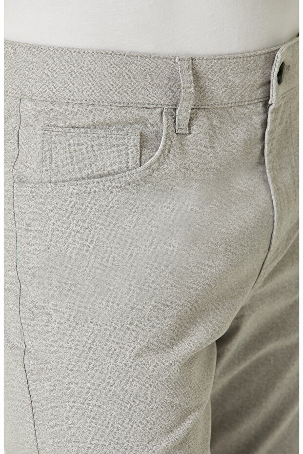 Bej Casual Pantolon - 4
