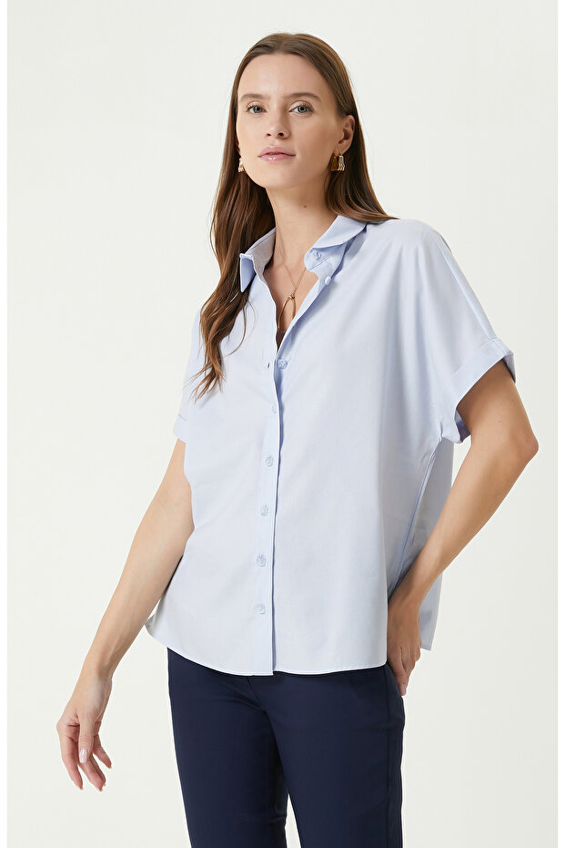 Açık Mavi Gömlek - 1