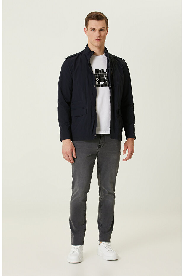 Beyaz Baskılı T-Shirt - 3