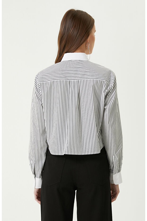 Siyah Beyaz Gömlek - 7