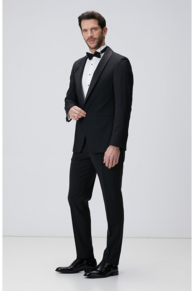 Beyaz Non-ıron Smokin Gömlek - 4