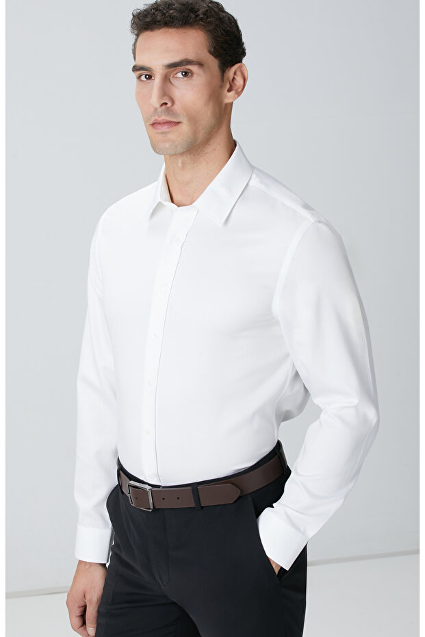 Non-Iron Beyaz Gömlek - 2