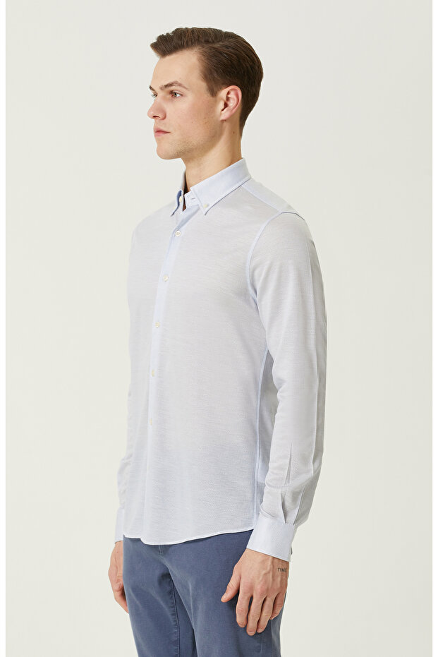 Açık Mavi Gömlek - 4