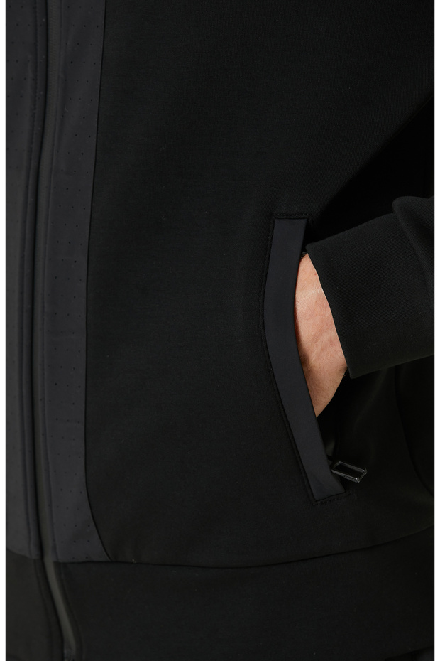 Siyah N-Tech Scuba SweaTshirt - 8