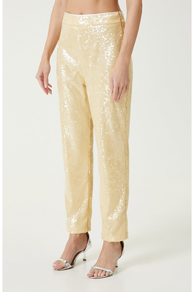 Açık Sarı Pantolon - 4