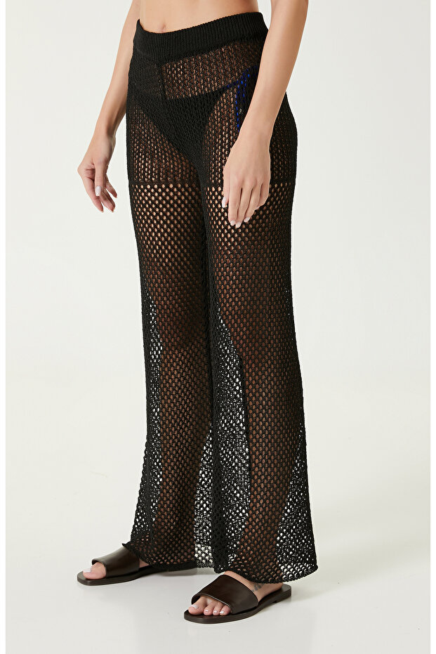 Siyah Plaj Pantolonu - 2